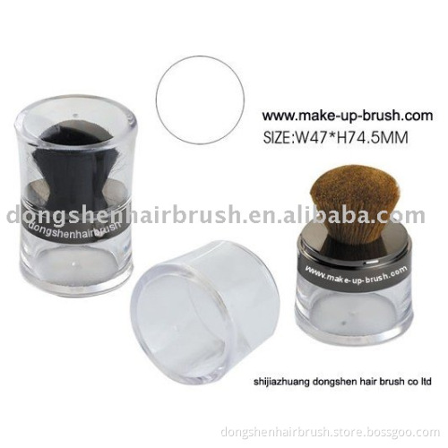 makeup brush plastic container brush promotion gift